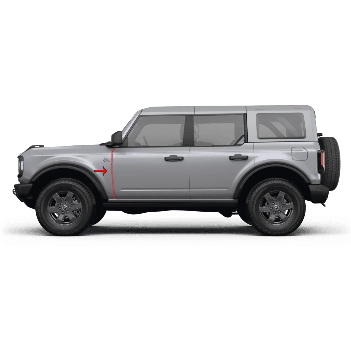 eXpert Front Door Removal Fender Protection Film (Clear PPF) - 2021+ Bronco - 21BRNCDEFENPPF- DRIVEN - 1