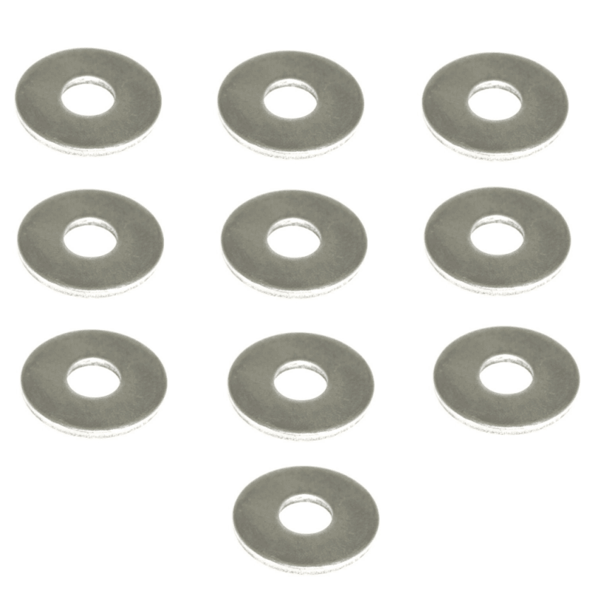 ZSPEC M6 Fender Flat Washers, SUS304 Stainless Steel, 10-Pack - ZSD-565373- DRIVEN - 1