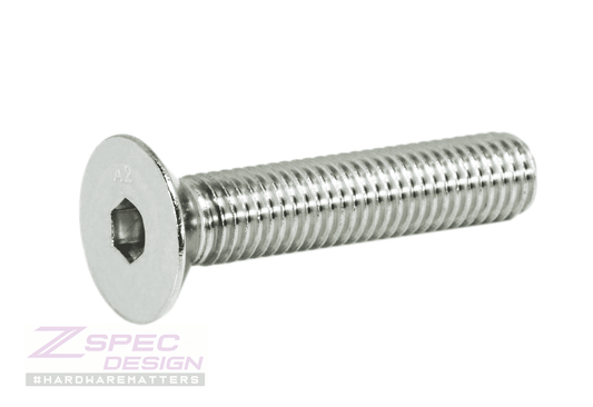 ZSPEC M10-1.5x50mm Flat-Head FHSC Fasteners, Stainless, Per Each - ZSD-012266- DRIVEN - 2