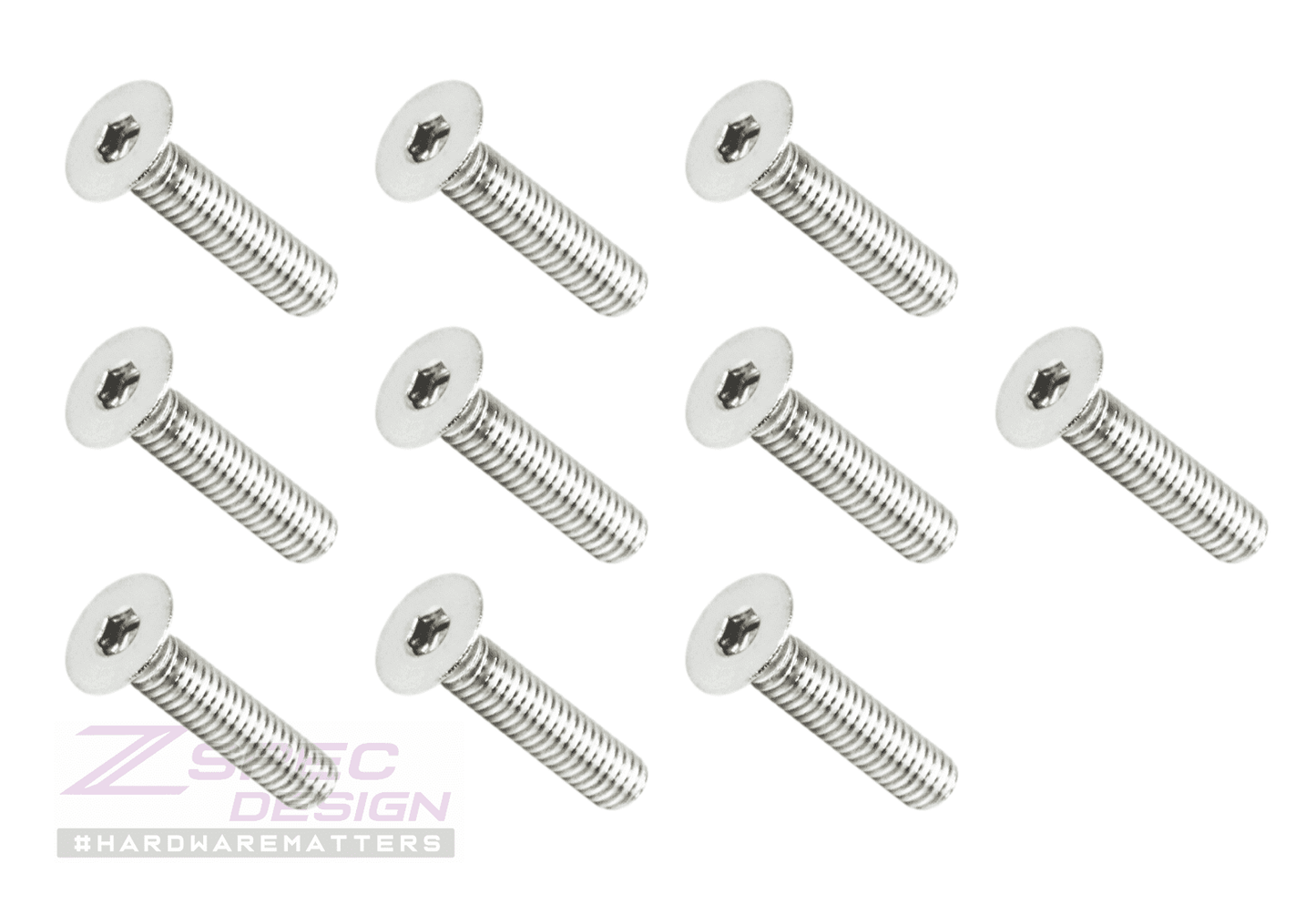 ZSPEC M4-0.7x20mm Fasteners, FHSC, Stainless Steel SUS304, 10-Pack - ZSD-012105- DRIVEN - 2