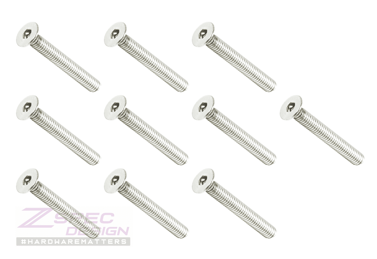 ZSPEC M4-0.7x30mm Fasteners, FHSC, Stainless Steel SUS304, 10-Pack - ZSD-012129- DRIVEN - 2