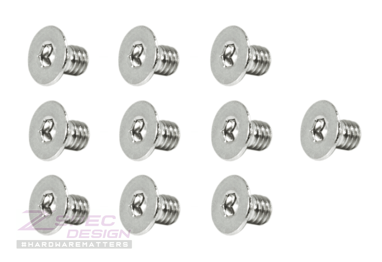 ZSPEC M4-0.7x6mm Fasteners, FHSC, Stainless Steel SUS304, 10-Pack - ZSD-011788- DRIVEN - 2