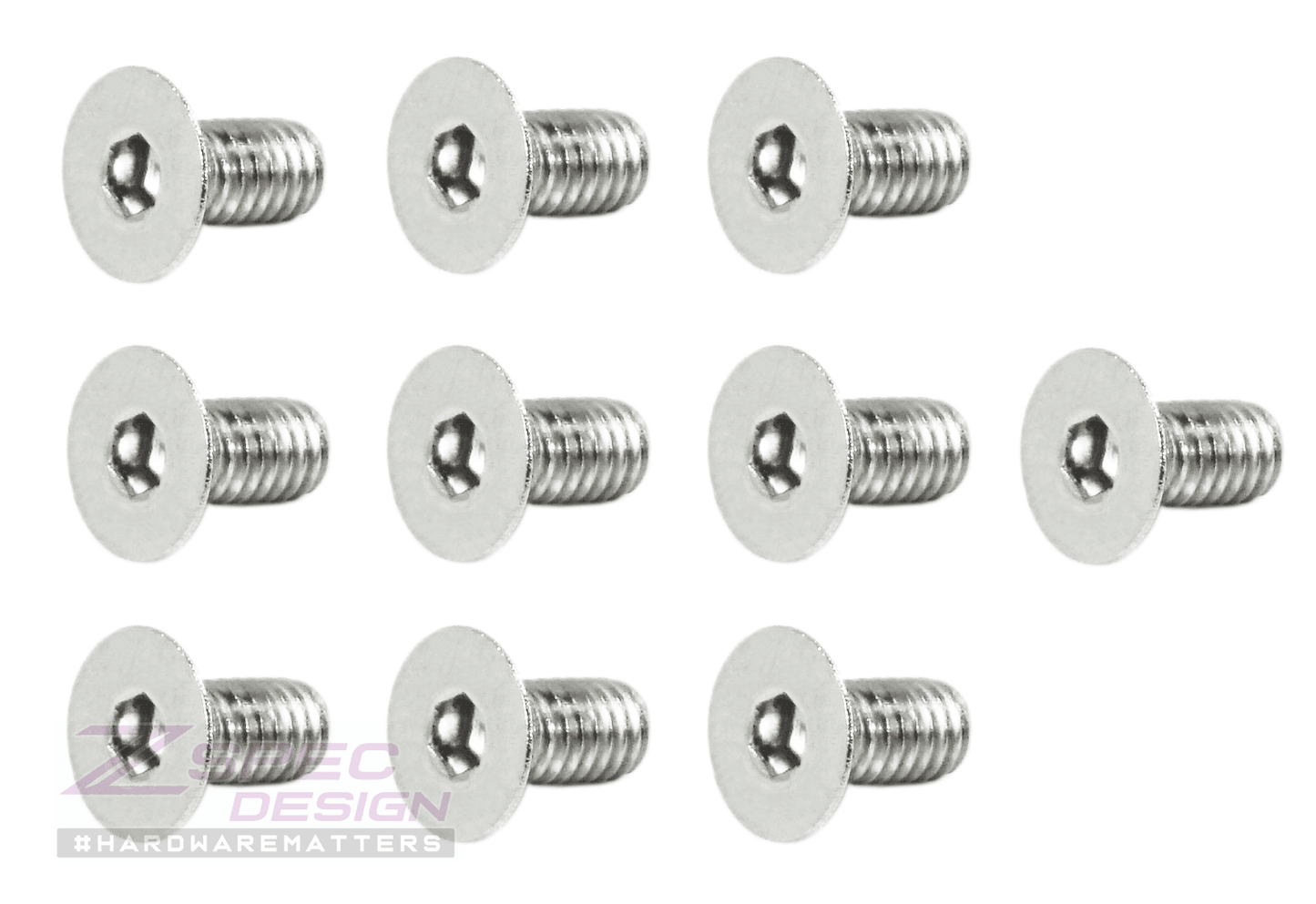 ZSPEC M4-0.7x8mm Fasteners, FHSC, Stainless Steel SUS304, 10-Pack - ZSD-012068- DRIVEN - 2