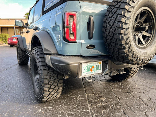 Ford Bronco Rear Oval Emblem Overlay (Tint or Solid) - 2021-2025 Bronco / Bronco Sport - 21BRONCOVTNT-DS-21BRONCOVTNT-LS-21BRONCOVTNT-ST-21BRONCOVTNT-GY-21BRONCOVTNT-HC- DRIVEN - 2