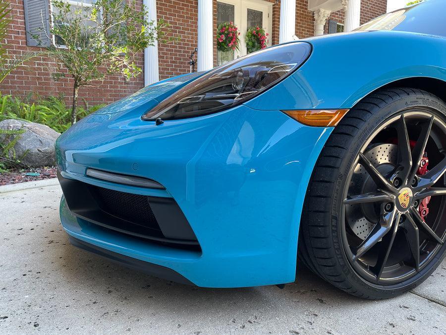 Front Sidemarker Overlays - 12-18 911 (991) / 16-25 Boxster & Cayman (718) - 991718SMDS-991718SMLS-991718SMST-991718SMGY-991718SMHC- DRIVEN - 5