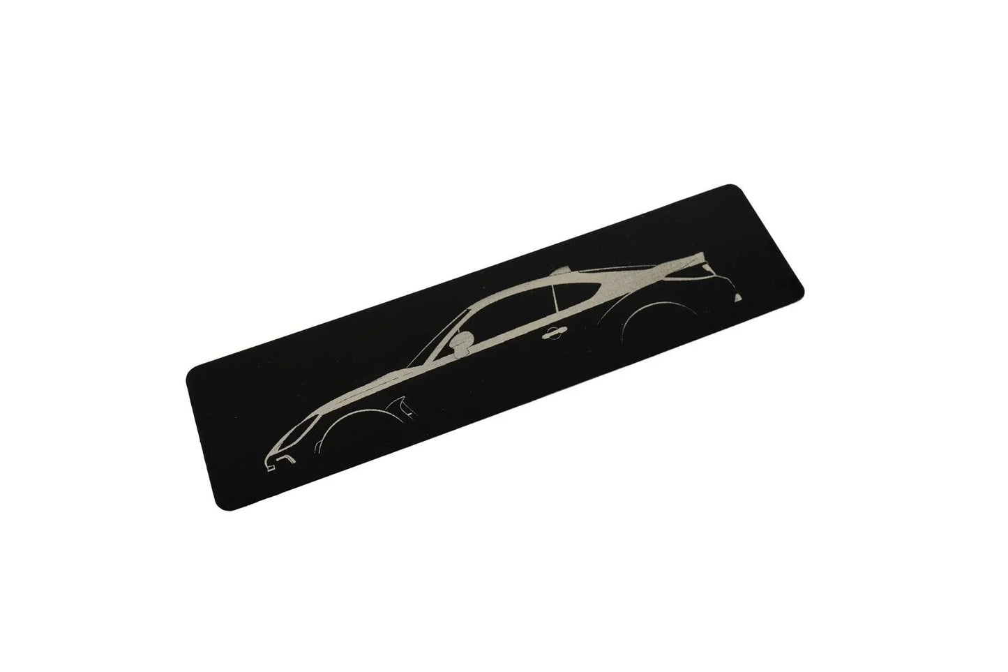 GR86 / BRZ Outline Weathertech Floor Mat Logo Insert (Metal Etched) - 2022+ BRZ / GR86 - UNIVERSALWTETCH-GR86-UNIVERSALWTETCH-BRZ- DRIVEN - 1