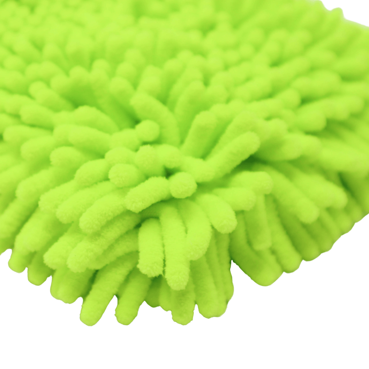 Green Microfiber Chenille Wash Mitt - MFWM-GRN- DRIVEN - 4