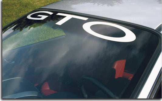 GTO Windshield Banner Decal - GTO:WINDSHIELD-01-GTO:WINDSHIELD-02-GTO:WINDSHIELD-03-GTO:WINDSHIELD-04-GTO:WINDSHIELD-05- DRIVEN - 2