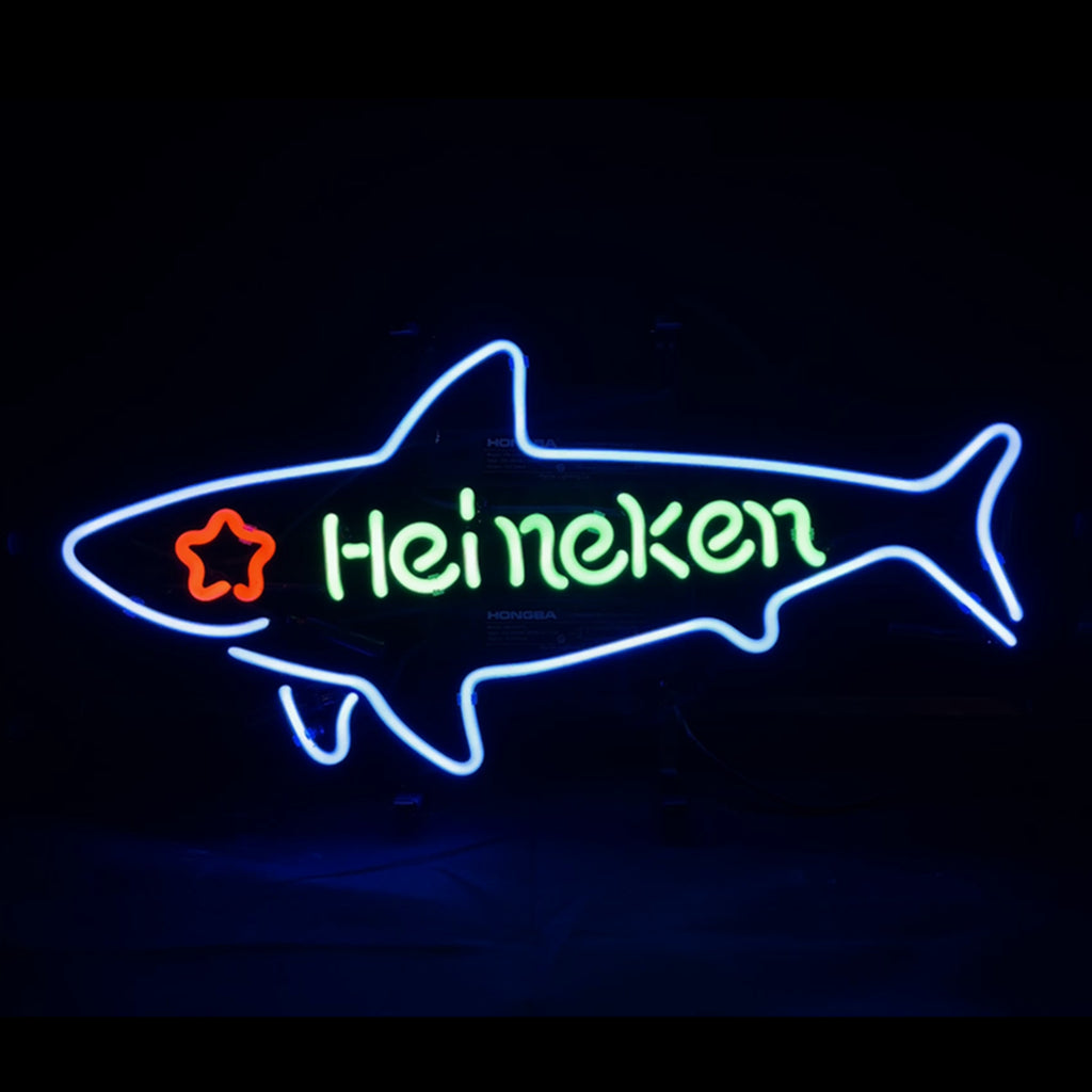 Heineken Beer Shark Neon Light Signs - ME072- DRIVEN - 1