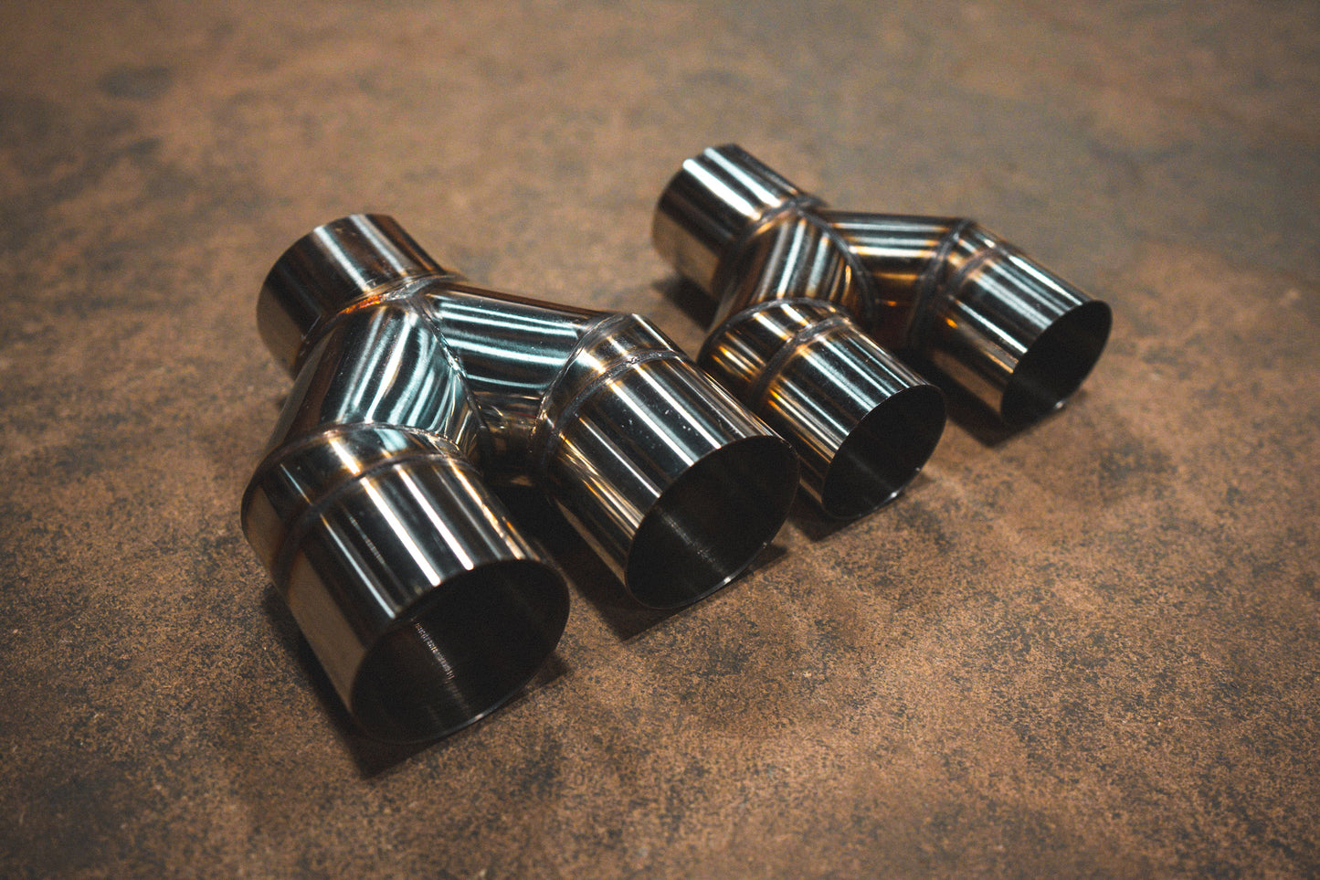 Valvetronic Designs Universal Y Pipe Adapter - VTD.YPIPE.63MM-VTD.YPIPE.76MM- DRIVEN - 2