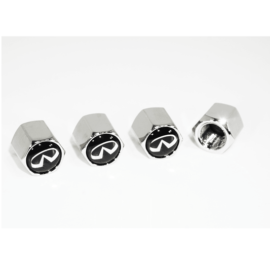 Chrome Valve Stem Tire Caps, Style: INFINITI - ZSD-004636- DRIVEN - 2