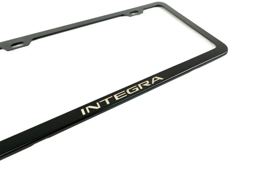 "Integra" License Plate Frame - Black, Pair - sfb23INTLPF-INTEGRA- DRIVEN - 2