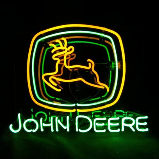 John Deere Tractor Logo Neon Signs Light - MEX397D- DRIVEN - 2