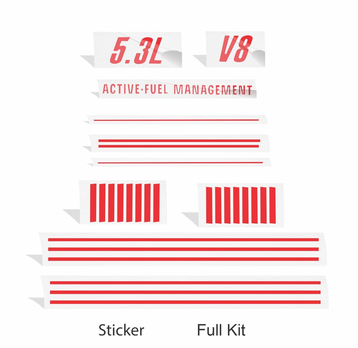 GXP Engine Cover Overlay Decals - Grand Prix GXP - PO:GP:G7:GXP-EC-01-PO:GP:G7:GXP-EC-02-PO:GP:G7:GXP-EC-03-PO:GP:G7:GXP-EC-04-PO:GP:G7:GXP-EC-05- DRIVEN - 5