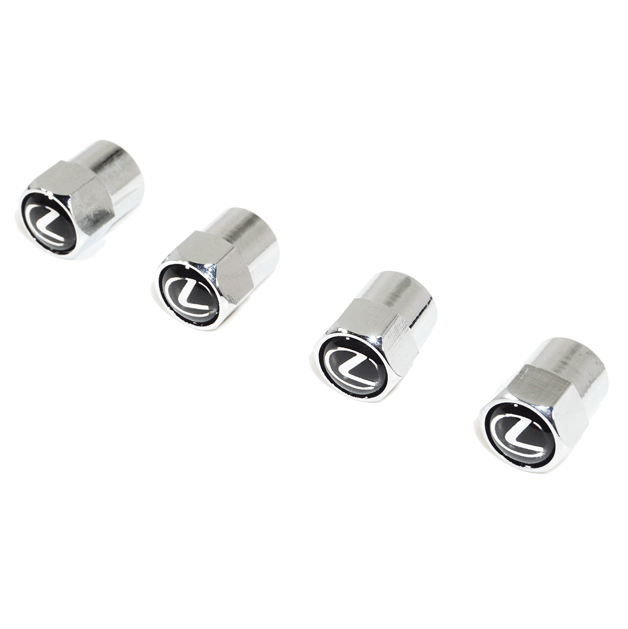 Chrome Valve Stem Tire Caps, Style: Lexus - ZSD-577581- DRIVEN - 3