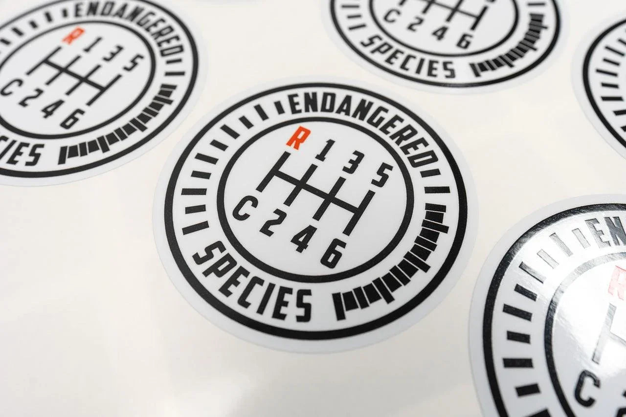 Manual Transmission Endangered Species Sticker - 2021+ Bronco MT - 21BRN6MT-STICKERWH-21BRN6MT-STICKERBK- DRIVEN - 3