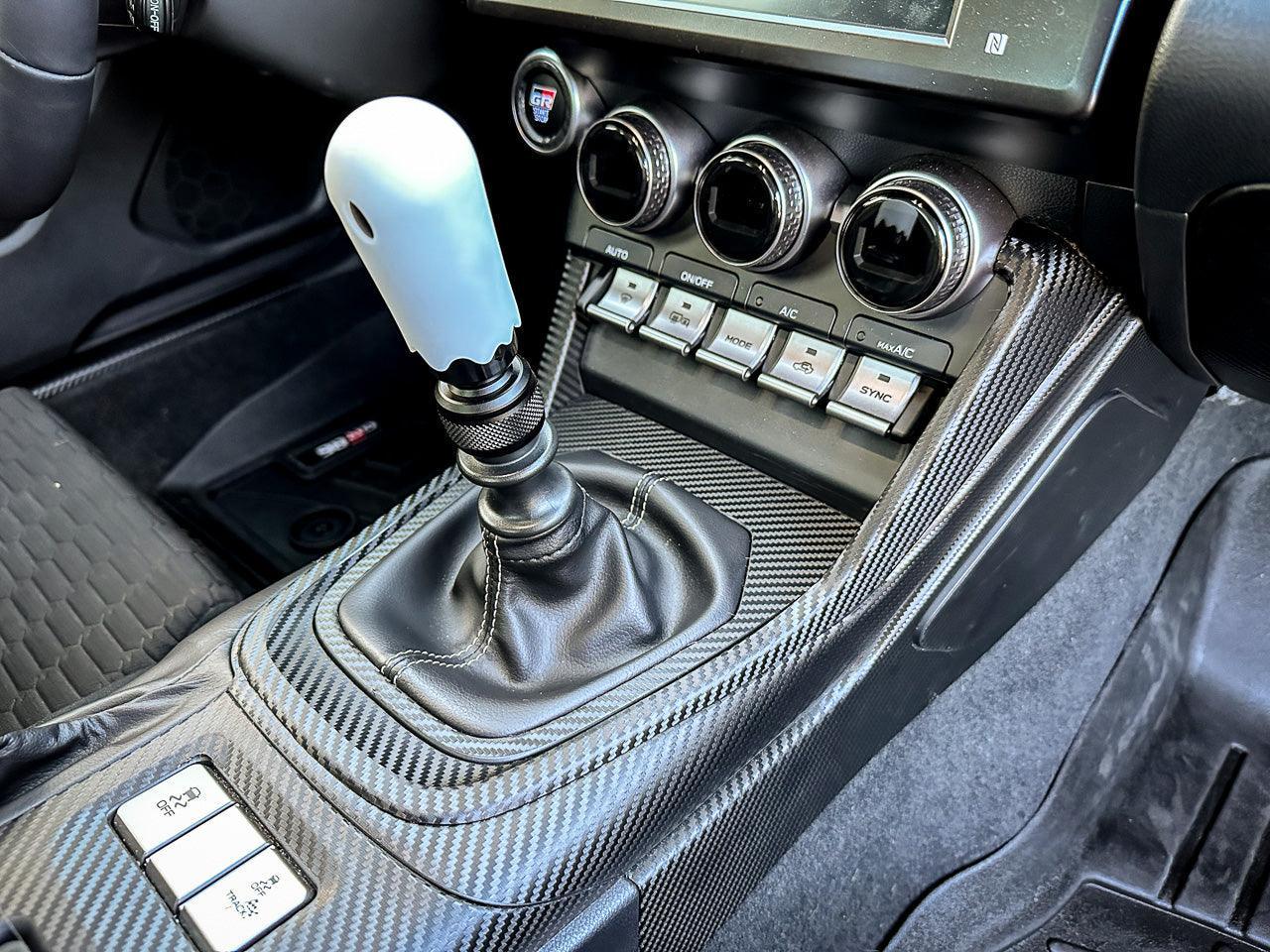 Middle Trim 3D Carbon Overlay (2 Pieces) - 2022+ BRZ / GR86 - 22BRZSHIFT3-3DBL-22BRZSHIFT3-3DBR- DRIVEN - 4