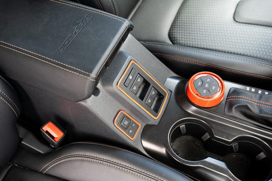 Mirror Adjustment Switch Outline Overlay (Printed Series Vinyl) - 2021+ Bronco - 21BRONCOMSOLPT-SFG-21BRONCOMSOLPT-BO-21BRONCOMSOLPT-GHBM-21BRONCOMSOLPT-AB-21BRONCOMSOLPT-A51- DRIVEN - 2