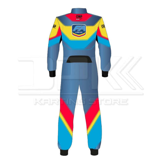 OMP | KS-Art - FA Alonso Kart Special Team Edition | Karting Suit | PRO-Level - KA0-1726-B01-42-FA-KA0-1726-B01-44-FA-KA0-1726-B01-46-FA-KA0-1726-B01-48-FA-KA0-1726-B01-50-FA- DRIVEN - 2