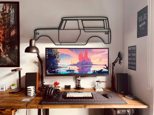 1970 Internatıonal Scout 800 A Metal Car Wall Art - MT0135 - MT0135B49L-MT0135B69L-MT0135B80L-MT0135B99L-MT0135B120L- DRIVEN - 2