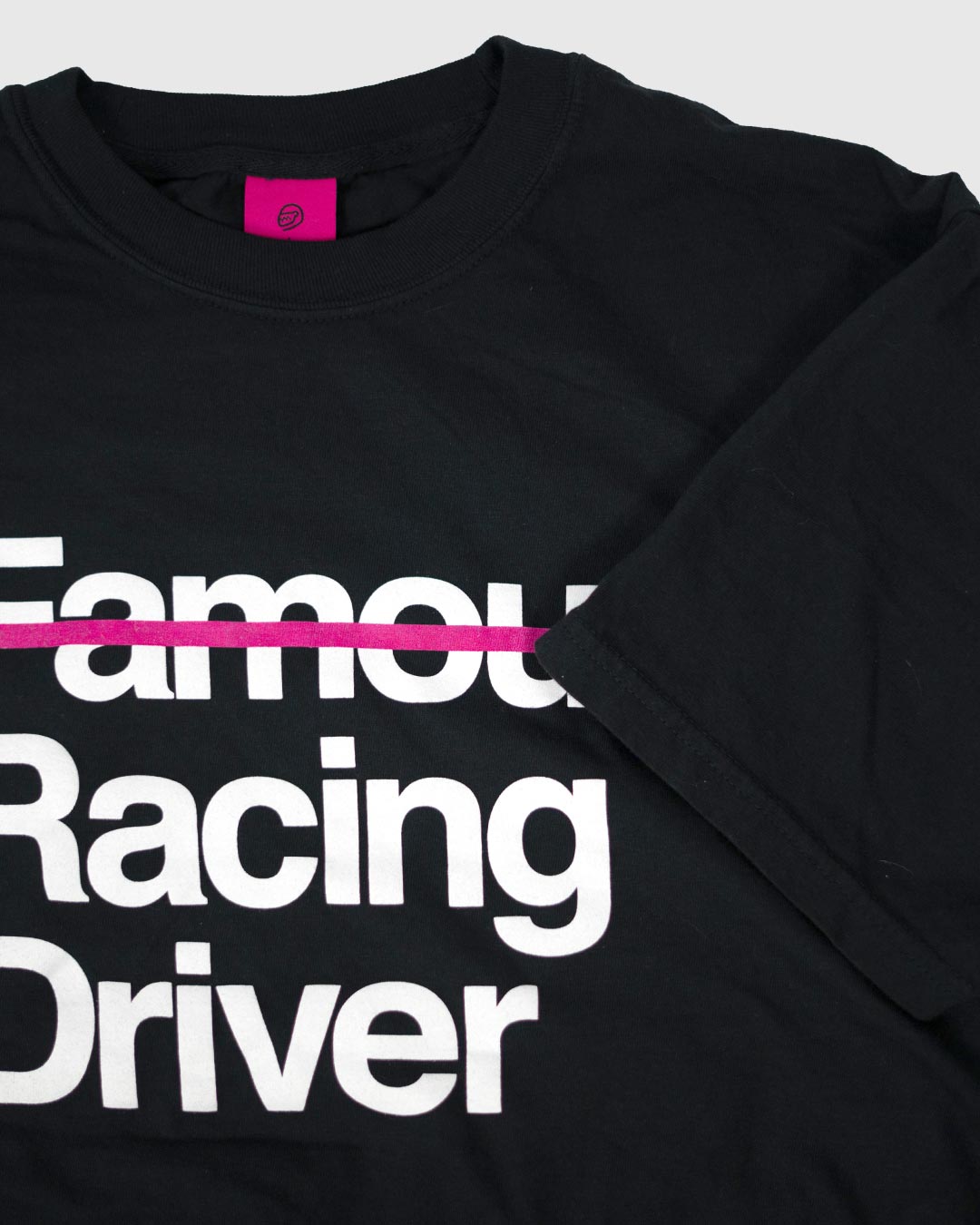 Not Famous Racing Driver T-Shirt - nfr-tee-black-s- DRIVEN - 4