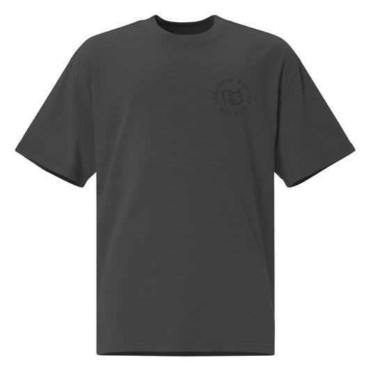 Black-out Lucky 7's Oversized Faded T-shirt - 2924395_17569-2924395_17574-2924395_17579-2924395_17584-2924395_17589- DRIVEN - 2