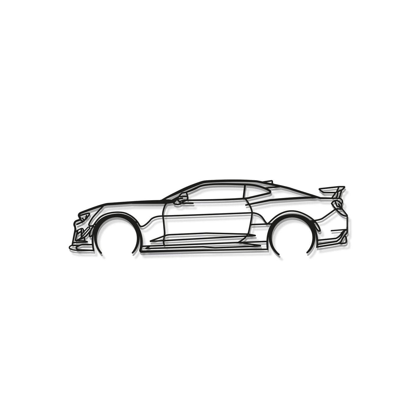 Camaro ZL1 Detailed Metal Car Wall Art - MT0893 - MT0893B49L-MT0893B69L-MT0893B80L-MT0893B99L-MT0893B120L- DRIVEN - 8