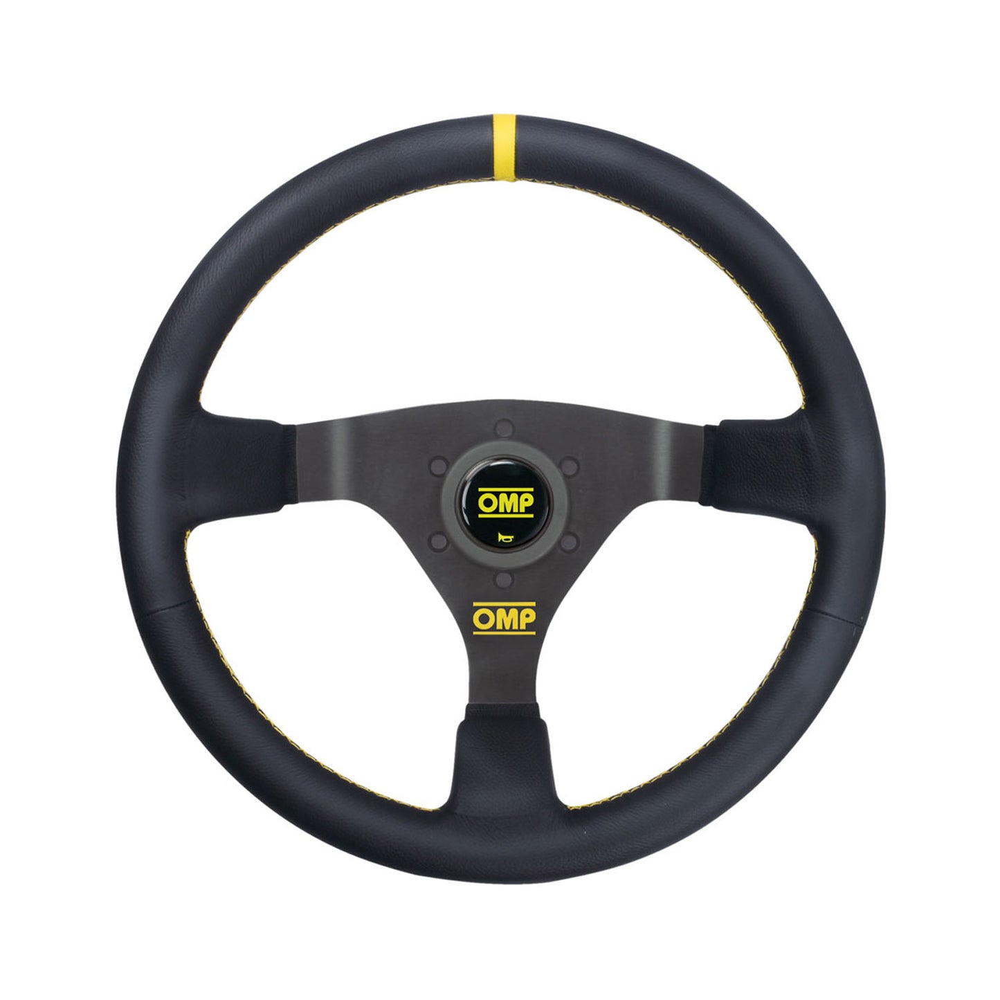 OMP | WRC Red/Yellow | Steering Wheel (Leather) - OD0-1980-071-OD0-1980-073- DRIVEN - 1
