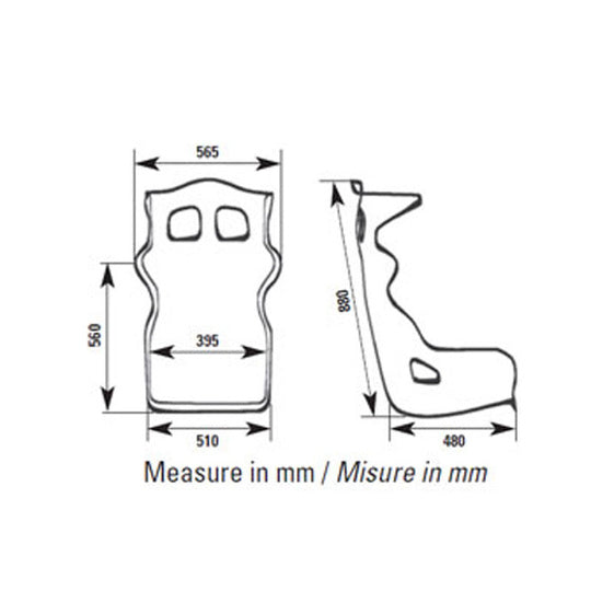 OMP | RS PT-2 Racing Seat | FIA 8855-1999 - HA0-0762-B01-071- DRIVEN - 2