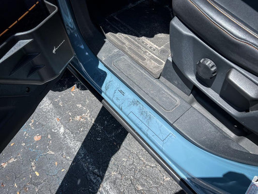 Printed Series Door Sill Protectors - 2021+ Bronco 2/4 Door - 21BRONCOPSDS-2BOT-21BRONCOPSDS-4BOT-21BRONCOPSDS-2BTC-21BRONCOPSDS-4BTC-21BRONCOPSDS-2OBX- DRIVEN - 2