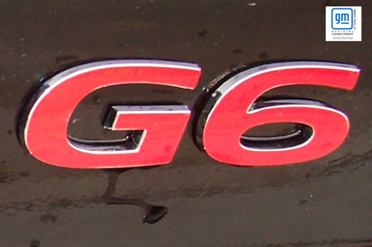 G6 Emblem Overlay Decal - Pontiac G6 - PO:G6:G8-B-01-PO:G6:G8-B-02-PO:G6:G8-B-03-PO:G6:G8-B-04-PO:G6:G8-B-05- DRIVEN - 2