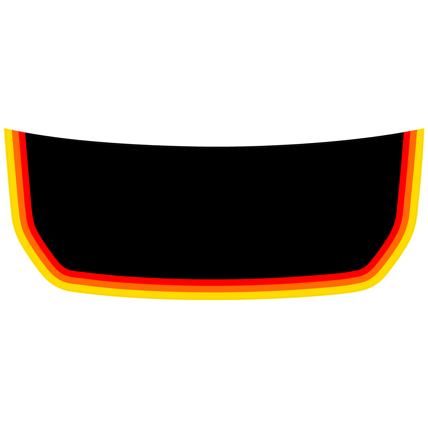 Retro Stripes Hood Overlay (Matte or Gloss) - 2021+ Bronco - 21BRONCORETHD-M-21BRONCORETHD-G-21BRONCORETHD-MX2-21BRONCORETHD-GX2- DRIVEN - 8