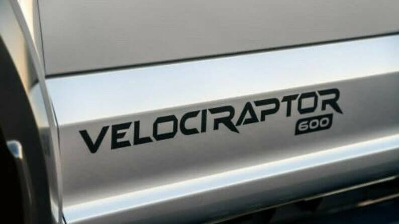 2017-20 Hennessey VelociRaptor 600 Tailgate Door Decals OEM 3PC Set - 1123-1124-1125- DRIVEN - 1