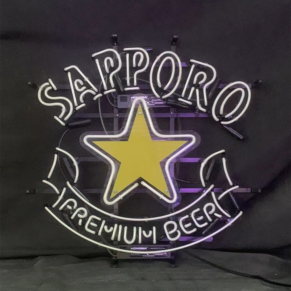 Sapporo Premium Beer with Star Neon Signs Light - MEX111-19寸- DRIVEN - 4