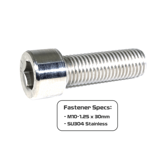 ZSPEC M10-1.25x30mm Fasteners, 10-Pack, SHSC, Stainless SUS304 - ZSD-565533- DRIVEN - 2