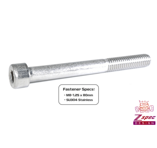 ZSPEC M8-1.25x80mm Socket-Cap SHSC Fasteners, SUS304 Stainless, 10-Pack - ZSD-566615- DRIVEN - 2