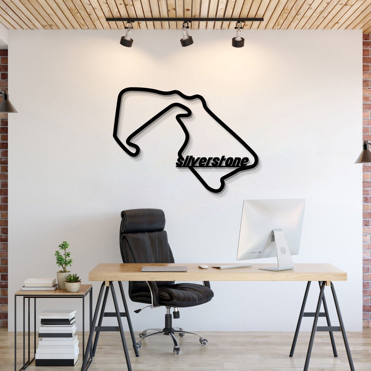 Silverstone Formula 1 Metal Circuit Wall Art - MT1089 - MT1089B40-MT1089B69-MT1089B99- DRIVEN - 1