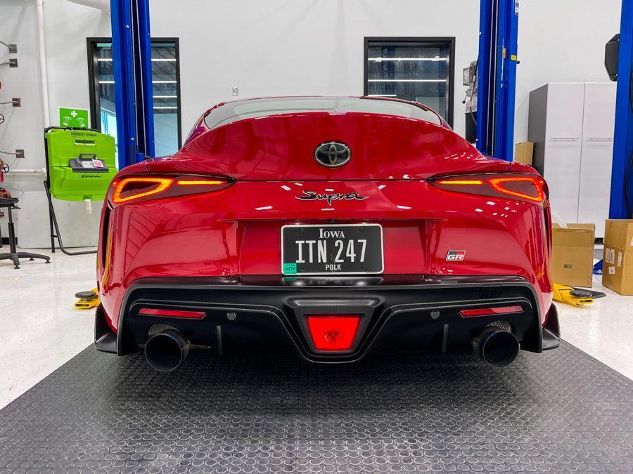 Smoked or Red Aftermarket F1 Overlay - 2020+ Supra - A90F1DS-A90F1LS-A90F1RD- DRIVEN - 8