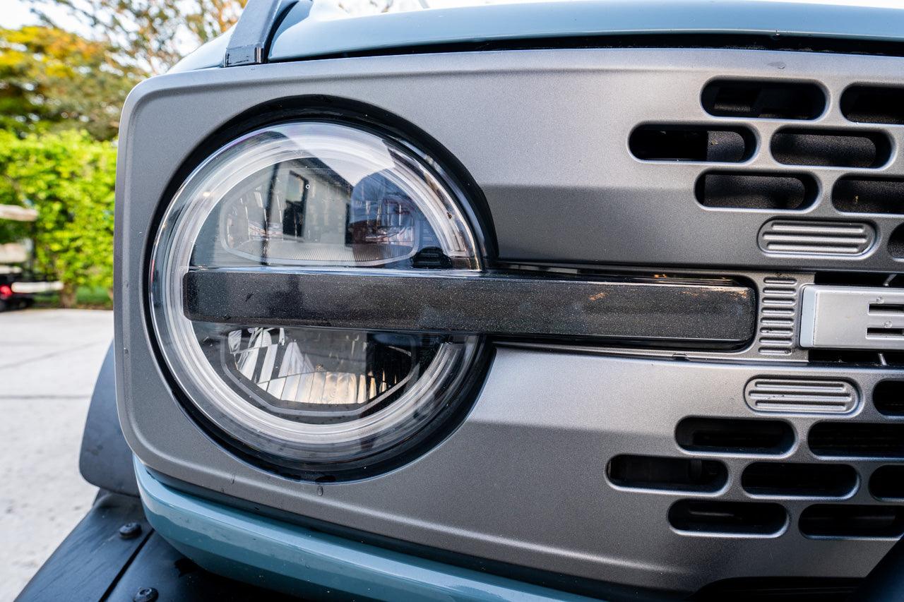 Smoked Signature DRL Bar Overlays - 2021+ Bronco (Signature Headlights) - 21BRONCODRLDS-21BRONCODRLLS-21BRONCODRLST-21BRONCODRLCB-21BRONCODRLHC- DRIVEN - 14