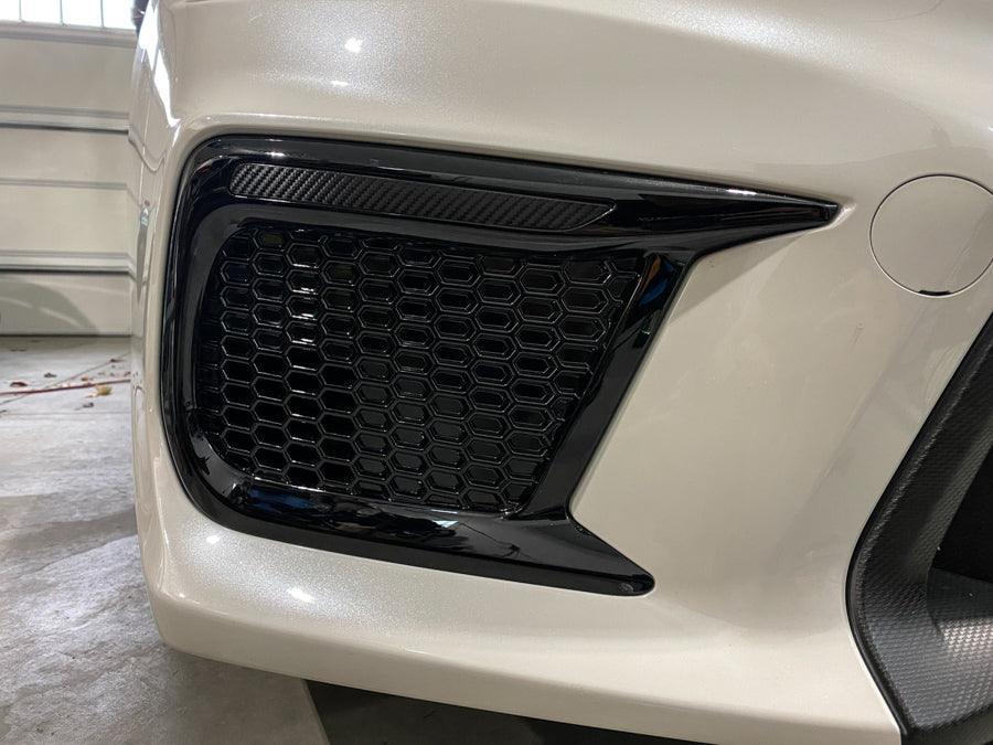 Special Edition Dark Smoke Carbon Fiber JDM DRL Bezel Overlays - 2018-2021 WRX / STI - 15WRXFGDRLCB- DRIVEN - 3