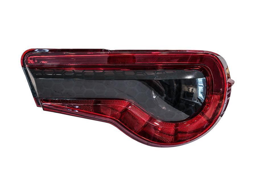 Special Edition Dark Smoke Honeycomb Tail Light Overlays - 2017-2021 Toyota 86 / Subaru BRZ - 1786TLDSHC- DRIVEN - 5