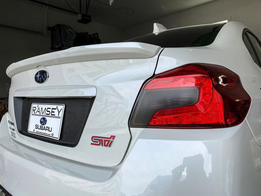 Special Edition Dark Smoke Stealth Tail Light Overlays - 2015+ WRX / STI - SFB15WRXTLDSST- DRIVEN - 2