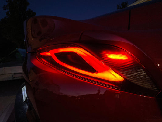 Special Edition Tail Light Overlay (Top) - 2020+ Supra - A90TLTOP3DDS-A90TLTOPST-A90TLTOP3DHC-A90TLTOPDSG- DRIVEN - 2