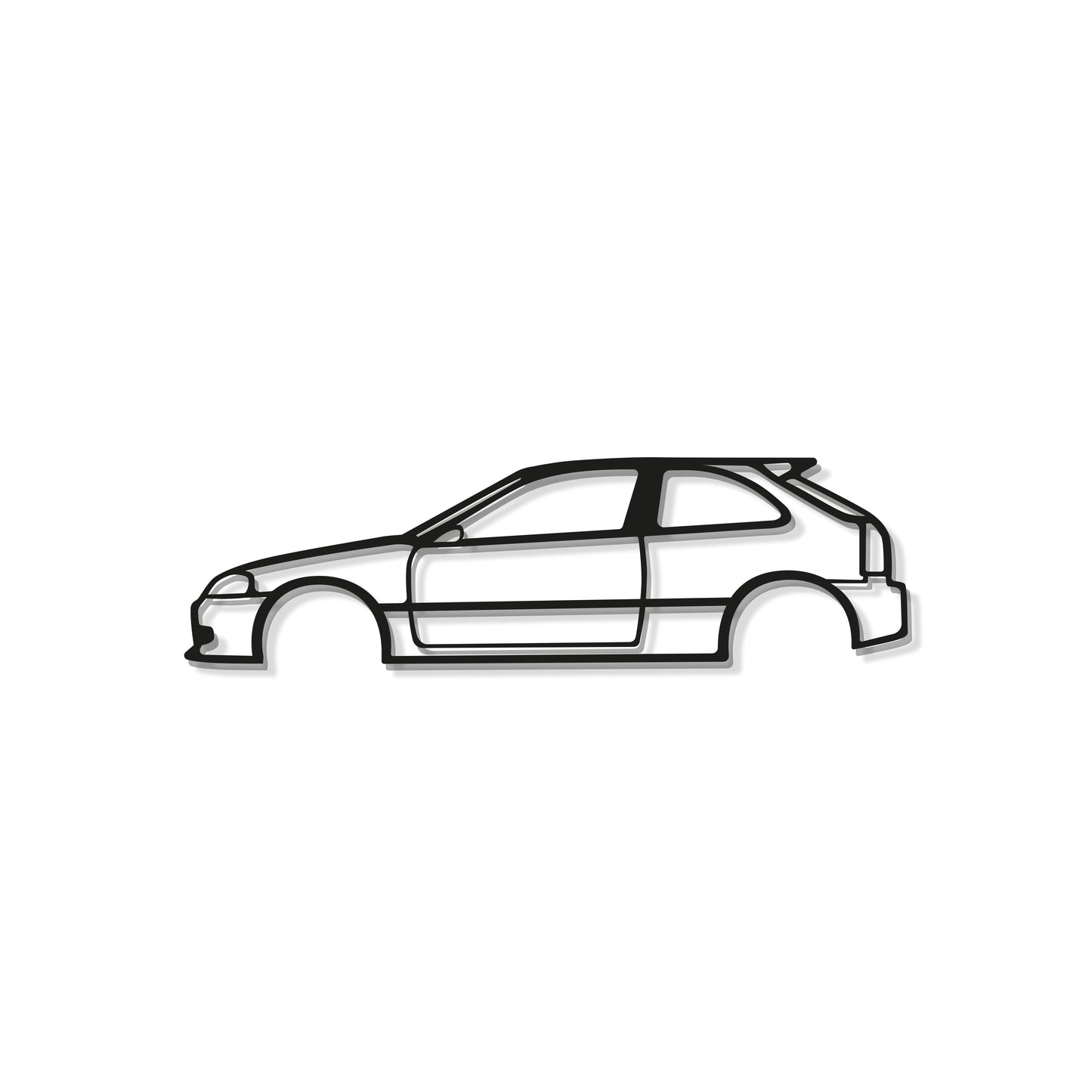 Civic EK Metal Car Wall Art - MT0901 - MT0901B49L-MT0901B69L-MT0901B80L-MT0901B99L-MT0901B120L- DRIVEN - 8