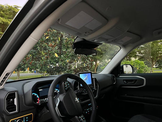 Sun Visor Warning Overlays - 2021+ Bronco Sport - 21BSPORTSUNV-WH-21BSPORTSUNV-MB-21BSPORTSUNV-GB-21BSPORTSUNV-3DB- DRIVEN - 2