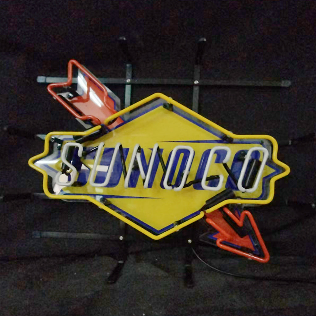 Sunoco Gasoline Company Logo Neon Sign Light - MA039- DRIVEN - 3
