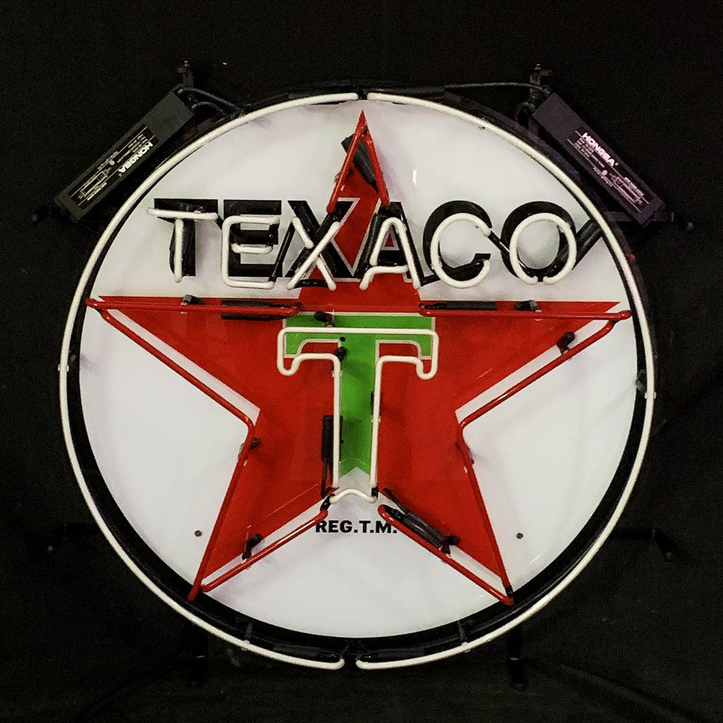 Texaco Gasoline Neon Signs Light - ME942- DRIVEN - 3