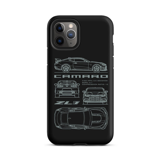 Camaro Blueprint iPhone Tough Case - 4701306_15392-4701306_15393-4701306_15394-4701306_15396-4701306_15395- DRIVEN - 2
