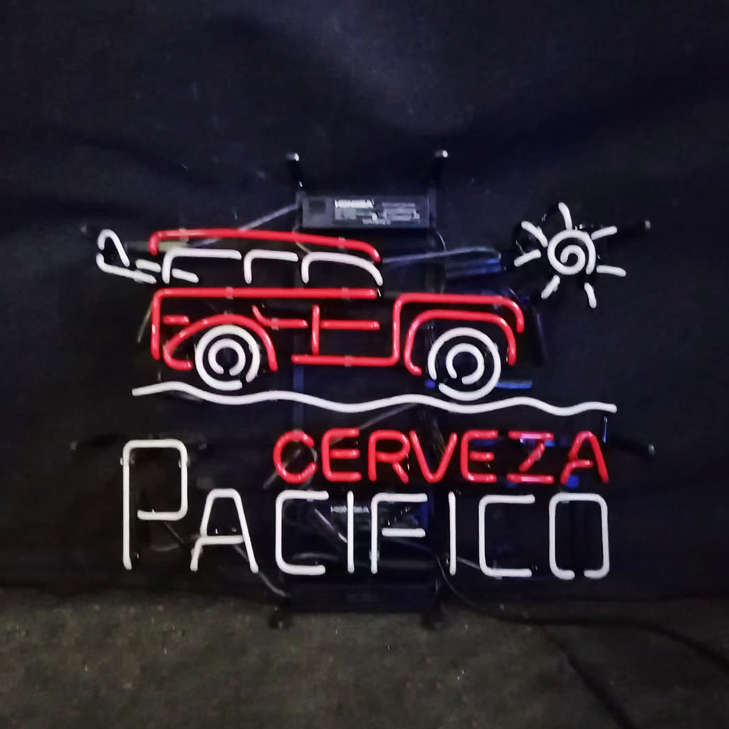 Truck Car Cerveza Pacifico Beer Neon Signs Light - MEX367- DRIVEN - 3