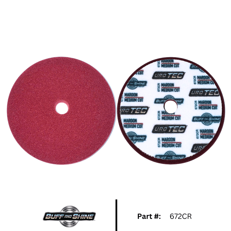 Uro Tec Maroon Medium Cut Foam Pad - 372CR-572CR-672CR- DRIVEN - 3